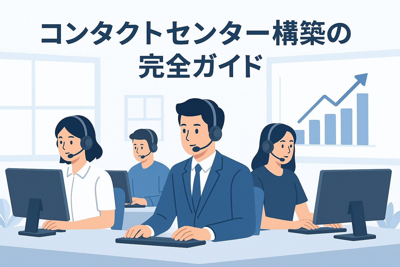 コンタクトセンター構築の完全ガイド【手順・費用を徹底解説】