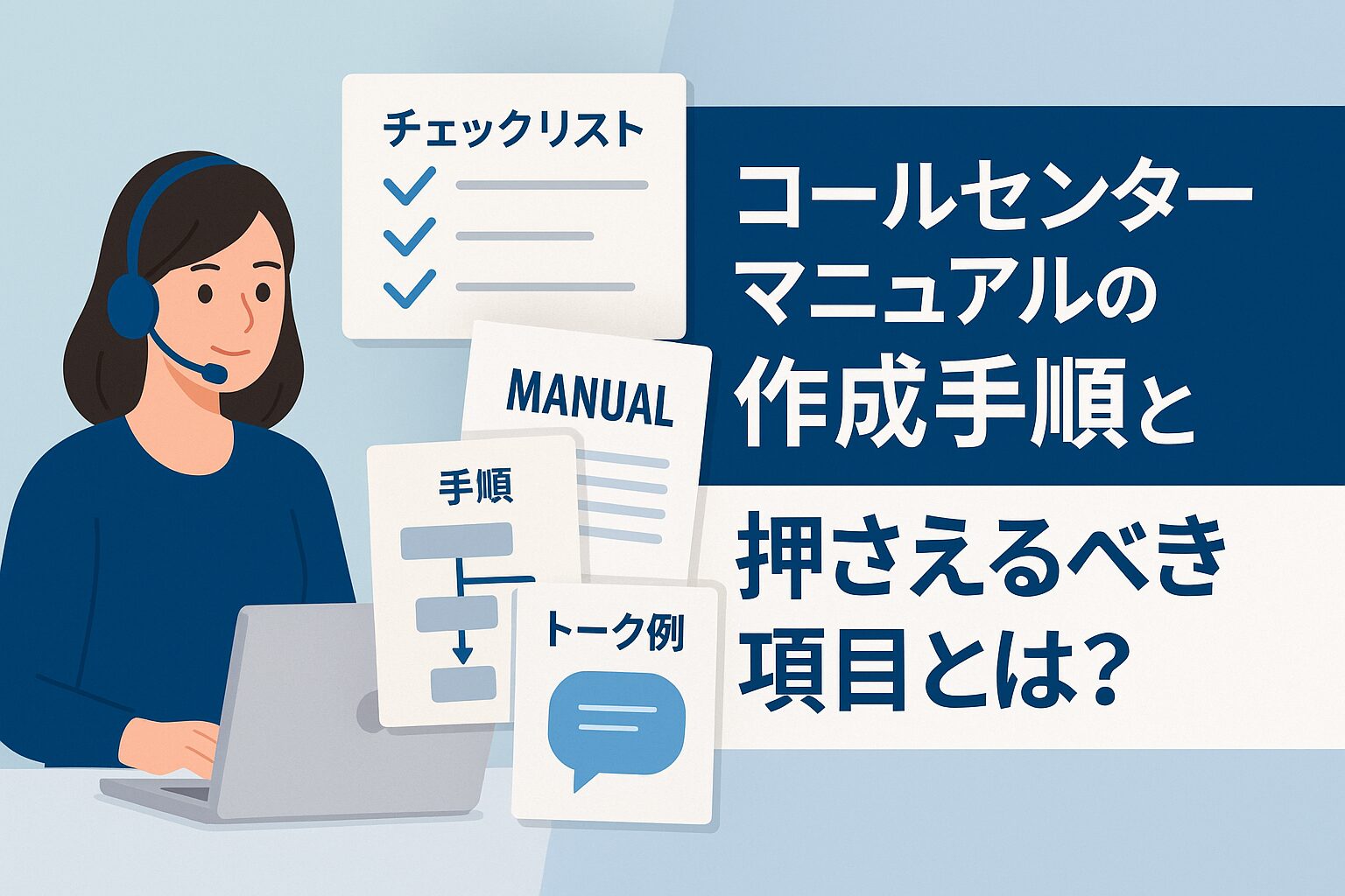 コールセンターマニュアルの作成手順と押さえるべき項目とは？